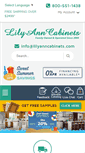 Mobile Screenshot of lilyanncabinets.com